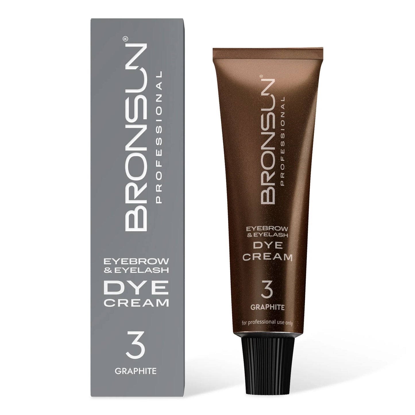 Bronsun Eyelash & Eyebrow Dye Cream -Graphite#3